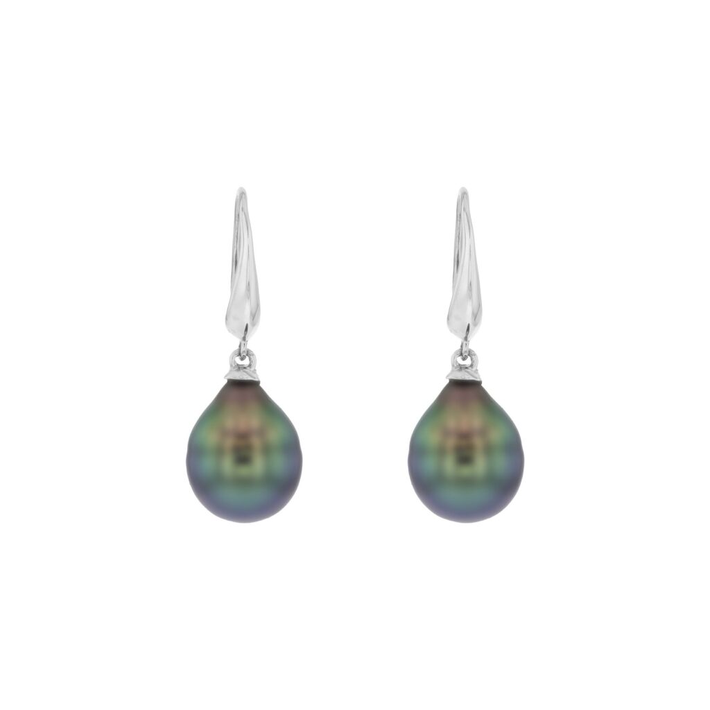 9K Tahitian Drop 10mm Pearls on Hooks