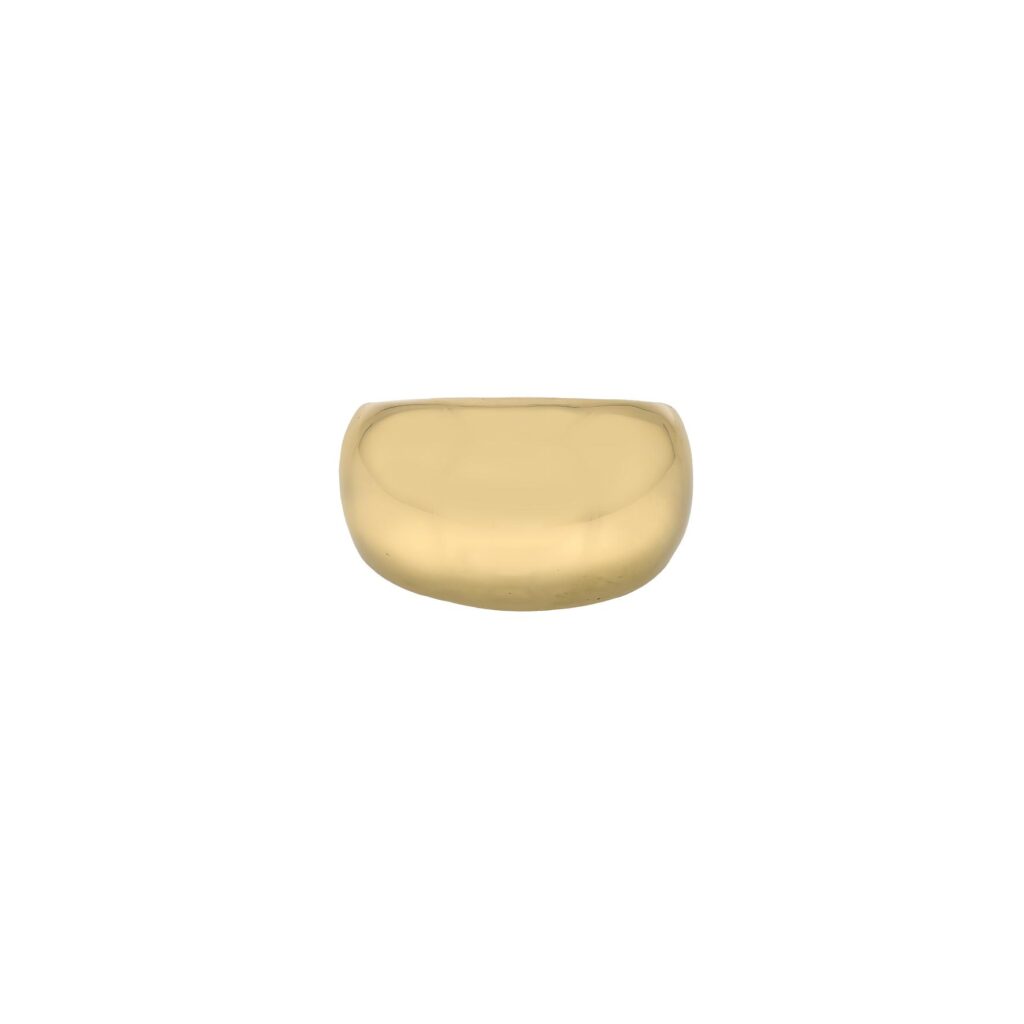 9Y Gold High Dome 13.5mm wide Ring